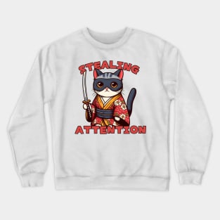 Japanese Thief Cat Crewneck Sweatshirt